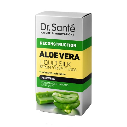 Εικόνα της Υγρό μετάξι Dr. Sante Aloe Vera για σπασμένες άκρες των μαλλιών, 30 ml
