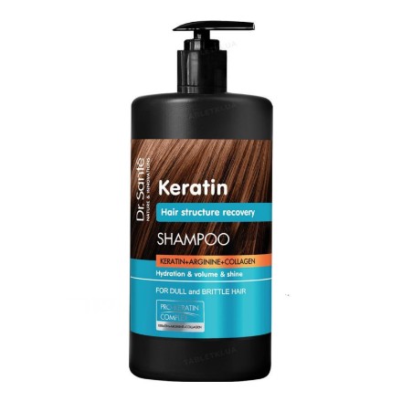 Εικόνα της Σαμπουάν Dr. Sante Keratin για αναδόμηση και ενδυνάμωση μαλλιών, 1000 ml