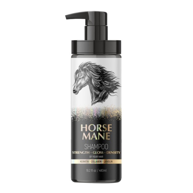 Picture of Δυναμωτικό σαμπουάν Horse Mane με κερατίνη & κολλαγόνο, 480 ml