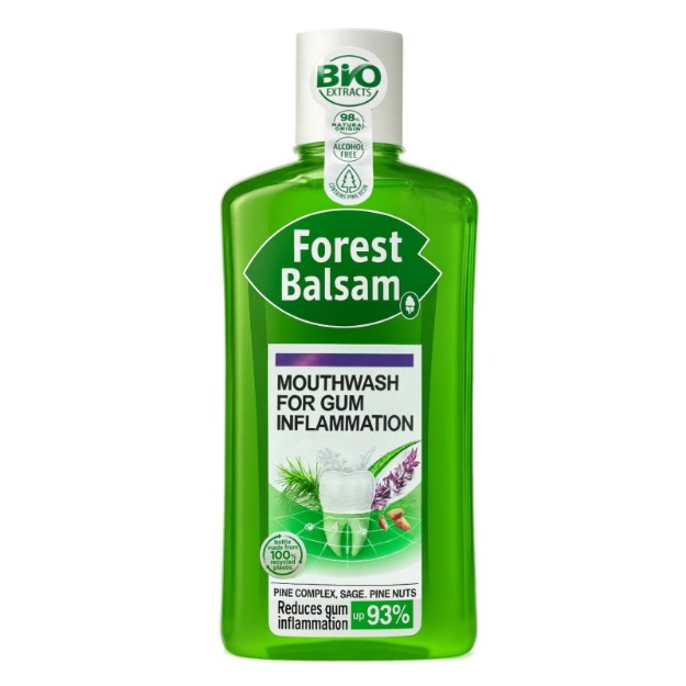 Picture of Στοματικό διάλυμα με έλαιο κέδρου και εκχύλισμα φασκόμηλου Forest Balm, 500 ml