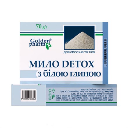 Εικόνα της Σαπούνι DETOX με λευκή άργιλο, 70 g