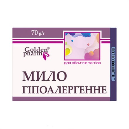 Εικόνα της Σαπούνι υποαλλεργικό Golden Farm, 70 g