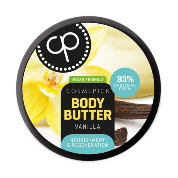 Picture of Body Butter Cosmepick με βανίλια για θρέψη & απαλότητα, 250 ml