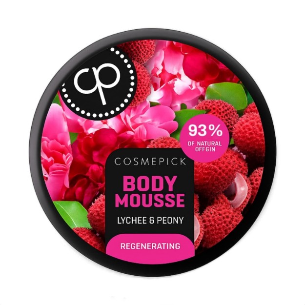 Изображение Мусс для тела Cosmepick Lychee & Peony, 200 мл