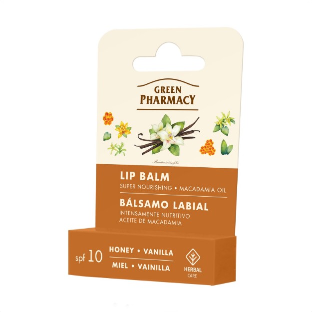 Picture of Βάλσαμο χειλιών Green Pharmacy «Μέλι & Βανίλια», 3,6 g