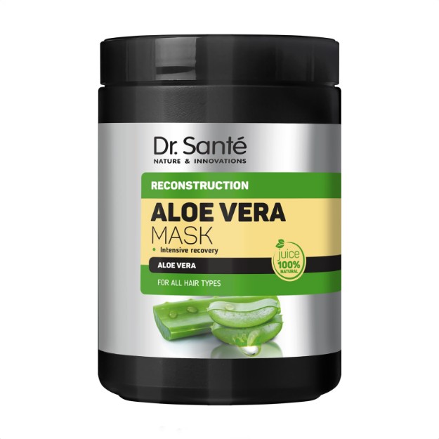 Изображение Маска Dr. Sante Aloe Vera «Реконструкция» для всех типов волос, 1000 мл