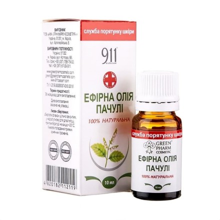 Изображение Эфирное масло пачули 911, 10 мл