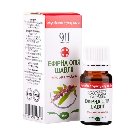 Изображение Эфирное масло шалфея 911, 10 мл