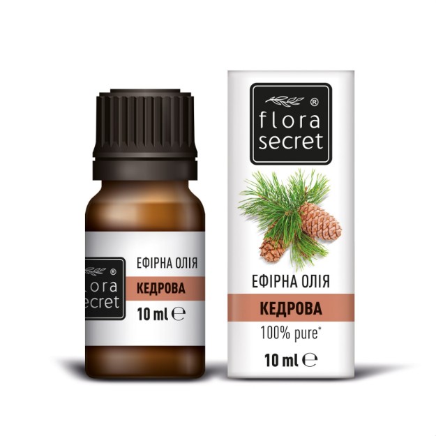 Изображение Кедровое эфирное масло Flora Secret, 10 мл