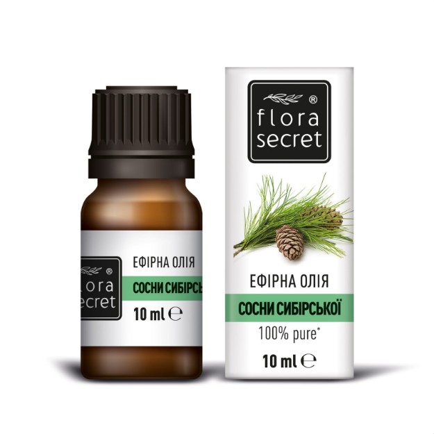 Изображение Эфирное масло сосны сибирской Flora Secret, 10 мл 