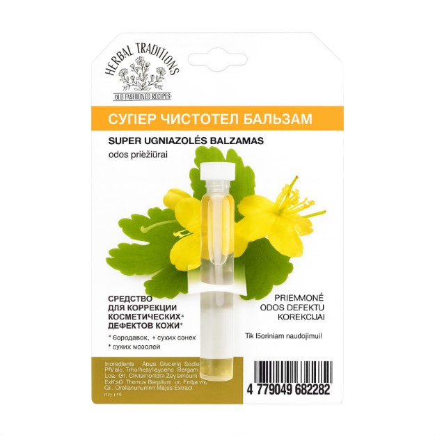 Picture of Βάλσαμο Super chistotel για την αφαίρεση κερατωμάτων & σκληρύνσεων Herbal Traditions, 3 ml