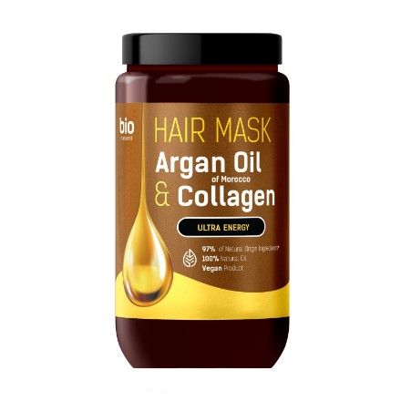 Изображение Маска для волос Bio Naturell Argan Oil & Collagen «Ультраэнергия», 946 мл