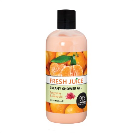 Изображение Крем-гель для душа Fresh Juice «Мандарин & Авапухи», 500 мл