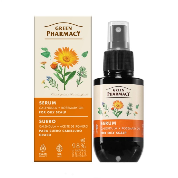 Изображение Сыворотка для жирной кожи головы Green Pharmacy, 100 мл