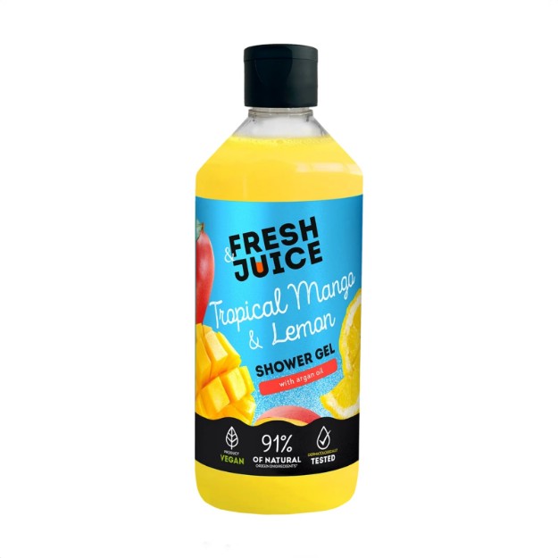 Изображение Гель для душа Fresh Juice «Tropical Mango & Lemon», 473 мл