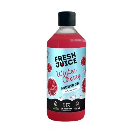 Изображение Гель для душа Fresh Juice «Winter Cherry», 473 мл