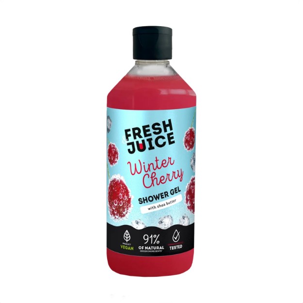 Изображение Гель для душа Fresh Juice «Winter Cherry», 473 мл