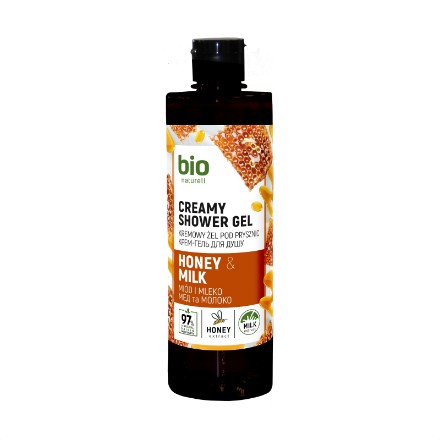 Изображение Крем-гель для душа Bio Naturell Honey & Milk, 473 мл
