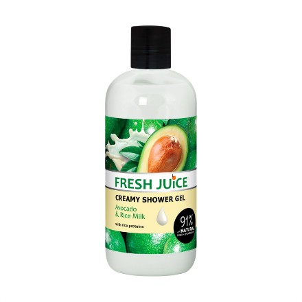 Εικόνα της Κρεμώδες αφρόλουτρο Fresh Juice Avocado & Rice milk, 500 ml