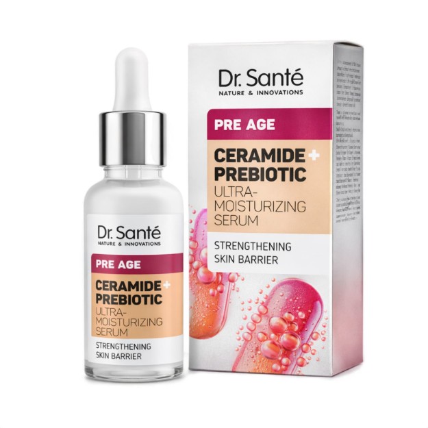Picture of Ορός προσώπου εντατικής ενυδάτωσης  Dr. Sante Pre Age με Κεραμίδια & Πρεβιοτικά, 30 ml