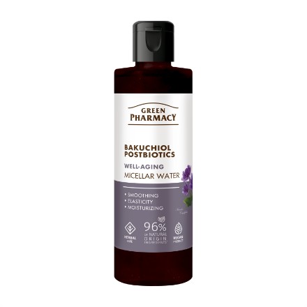 Εικόνα της Μικκυλιακό νερό Green Pharmacy Well-Aging Bakuchiol & Postbiotics, 200 ml