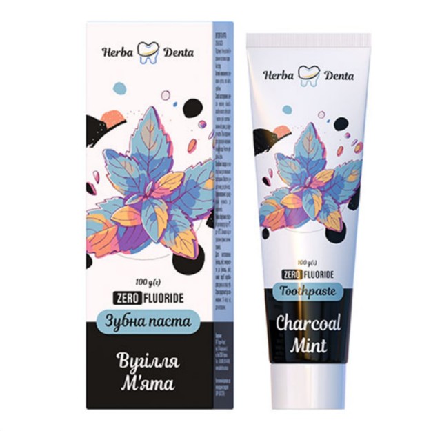 Picture of Οδοντόκρεμα Herba Denta «Άνθρακας & Μέντα», 100 g