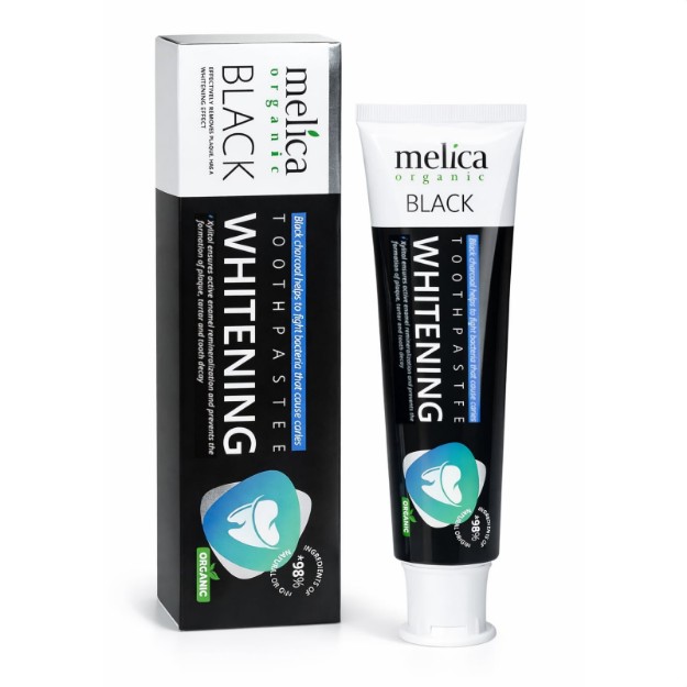Picture of Οδοντόκρεμα Melica Black Whitening με Άνθρακα, 100 ml