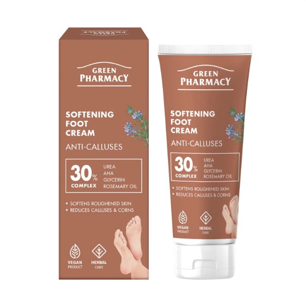 Picture of Κρέμα ποδιών Green Pharmacy μαλακτική με ουρία & AHA-οξέα, 75 ml