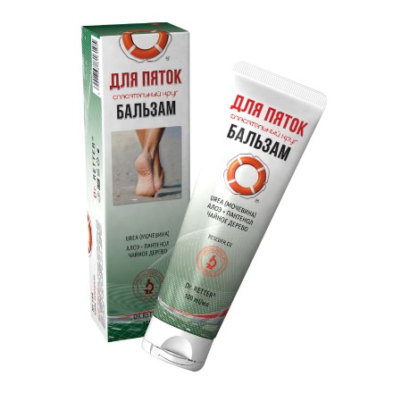 Εικόνα της Κρέμα-βάλσαμο για φτέρνες Dr. Retter με 10% ουρία, 100 ml