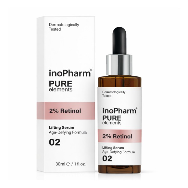Picture of Ορός προσώπου InoPharm Pure Elements με 2% Ρετινόλη, 30 ml