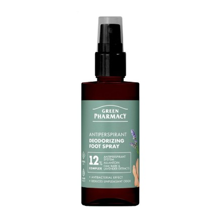 Εικόνα της Αντιιδρωτικό & αποσμητικό σπρέι ποδιών Green Pharmacy, 150 ml