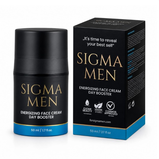 Picture of Κρέμα προσώπου ημέρας για άνδρες SIGMA MEN για ενέργεια & ενυδάτωση, 50 ml