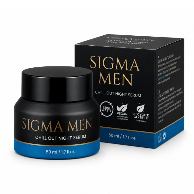 Picture of Ορός προσώπου νύχτας για άνδρες SIGMA MEN για αναζωογόνηση & ενυδάτωση, 50 ml