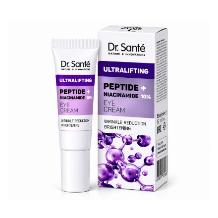 Εικόνα της Κρέμα ματιών Dr. Sante Ultralifting «Peptide + Niacinamide», 15 ml
