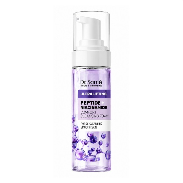 Изображение Очищающая пенка для лица Dr. Sante Ultralifting «Peptide + Niacinamide», 150 мл