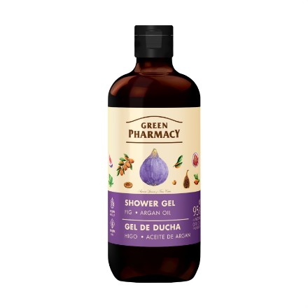 Εικόνα της Αφρόλουτρο Green Pharmacy «Σύκο & έλαιο argan», 500 ml