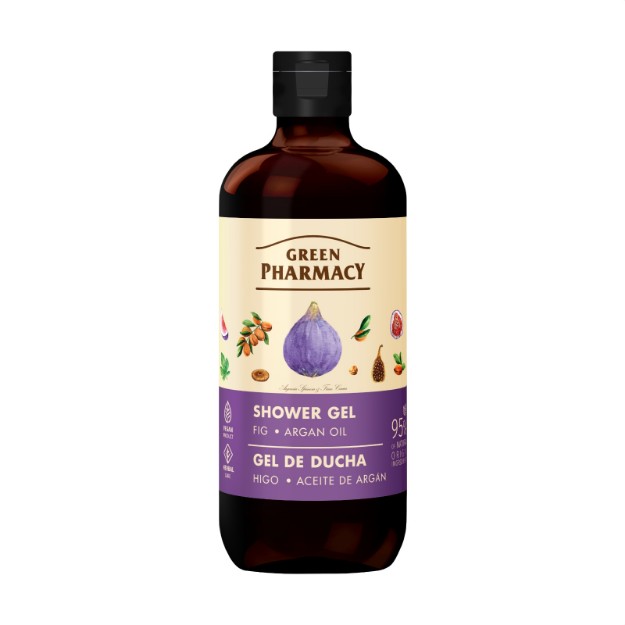 Picture of Αφρόλουτρο Green Pharmacy «Σύκο & έλαιο argan», 500 ml