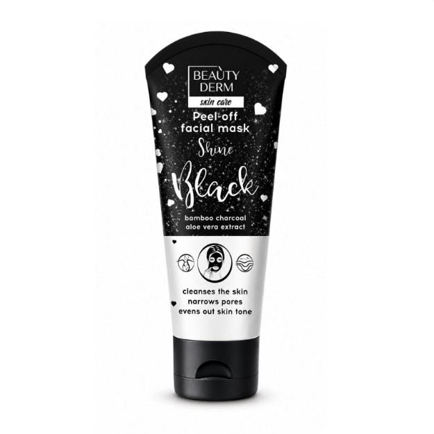 Picture of Μάσκα προσώπου peel-off Beauty Derm Black, 75 ml