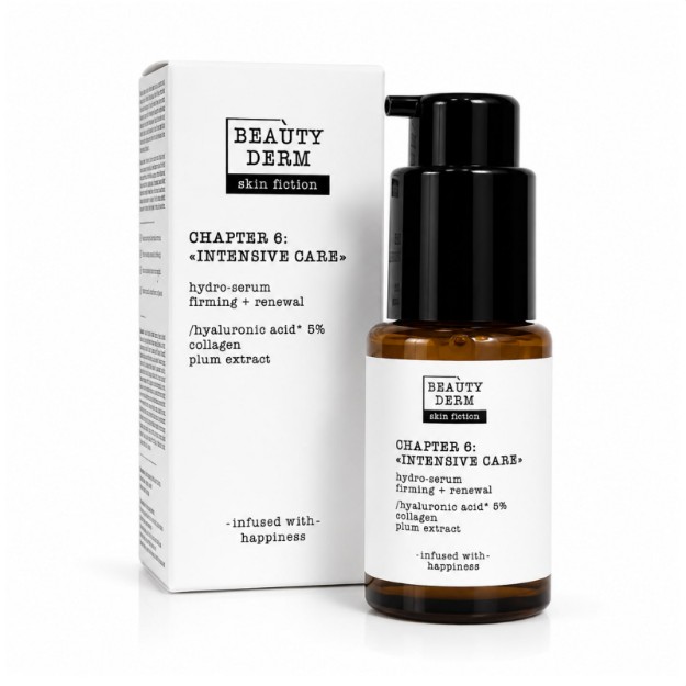 Picture of Ενυδατικός ορός προσώπου BEAUTY DERM skin fiction με υαλουρονικό οξύ & κολλαγόνο, 30 ml