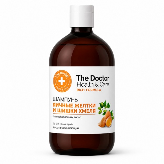 Picture of Σαμπουάν The Doctor Health & Care με κρόκο αυγού & κώνους λυκίσκου, 946 ml