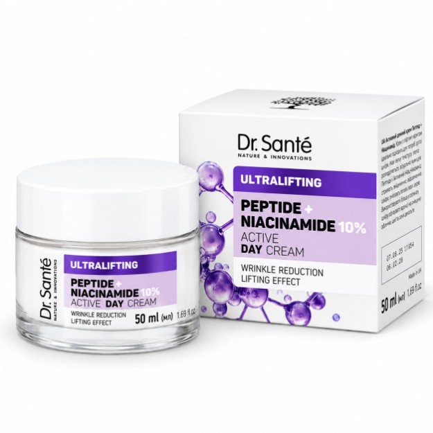 Изображение Дневной крем для лица Dr. Sante Ultralifting «Peptide + Niacinamide», 50 мл