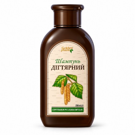 Изображение Шампунь дегтярный Golden-Pharm, 250 мл