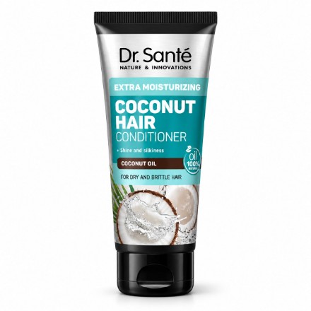 Εικόνα της Conditioner για ξηρά και εύθραυστα μαλλιά Dr. Sante Coconut Hair «Έξτρα ενυδάτωση», 200 ml