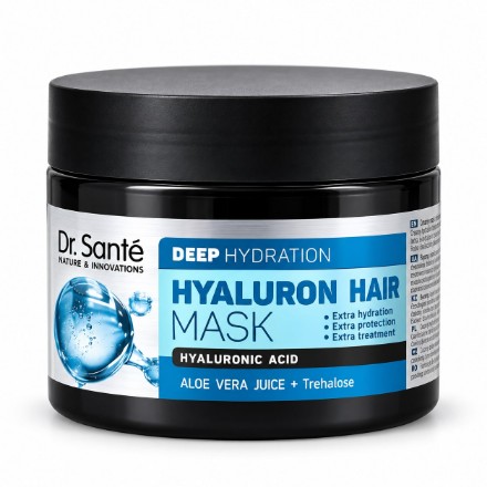 Εικόνα της Μάσκα μαλλιών Dr. Sante Hyaluron Deep Hydration, 300 ml