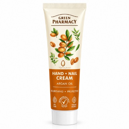 Εικόνα της Κρέμα χεριών Green Pharmacy με έλαιο αργκάν, 100 ml
