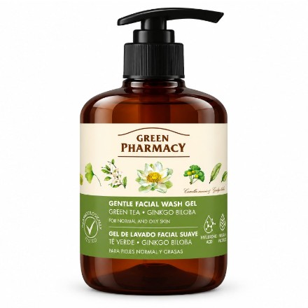Изображение Гель для умывания для комбинированной и жирной кожи Green Pharmacy,  270 мл