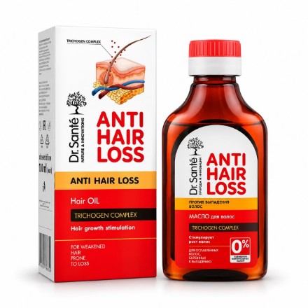 Изображение Масло Dr. Sante Anti Hair Loss «Против выпадения» для ослабленных, склонных к выпадению волос, 100 мл