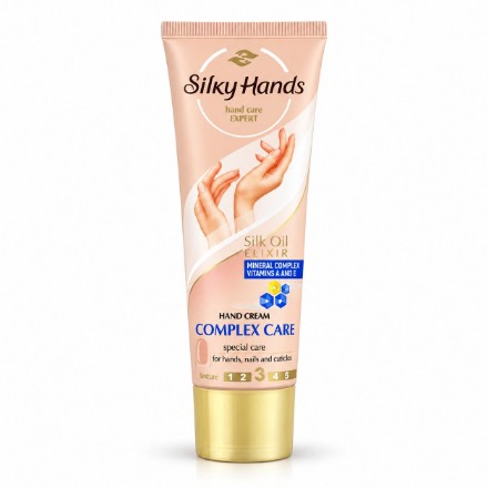 Εικόνα της Κρέμα χεριών και νυχιών Silky Hands με σύμπλεγμα μετάλλων & βιταμίνες A και E, 75 ml