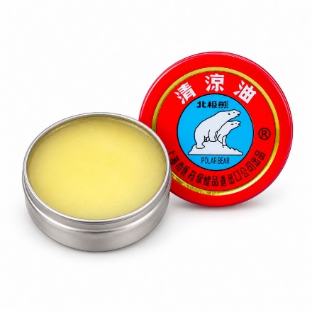 Εικόνα της Δροσιστικό βάλσαμο μασάζ Polar Bear Essential Balm με μενθόλη, καμφορά & αιθέρια έλαια, 3,5 g
